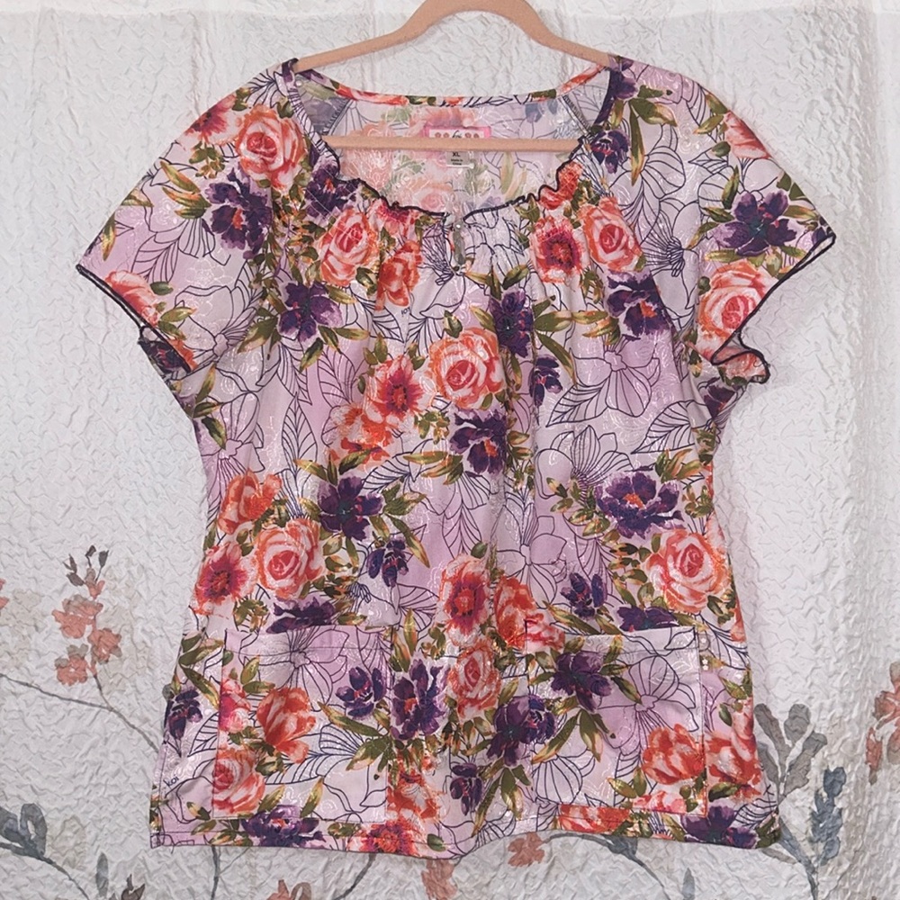 Koi XL Scrub Top Rare Top Limited Edition